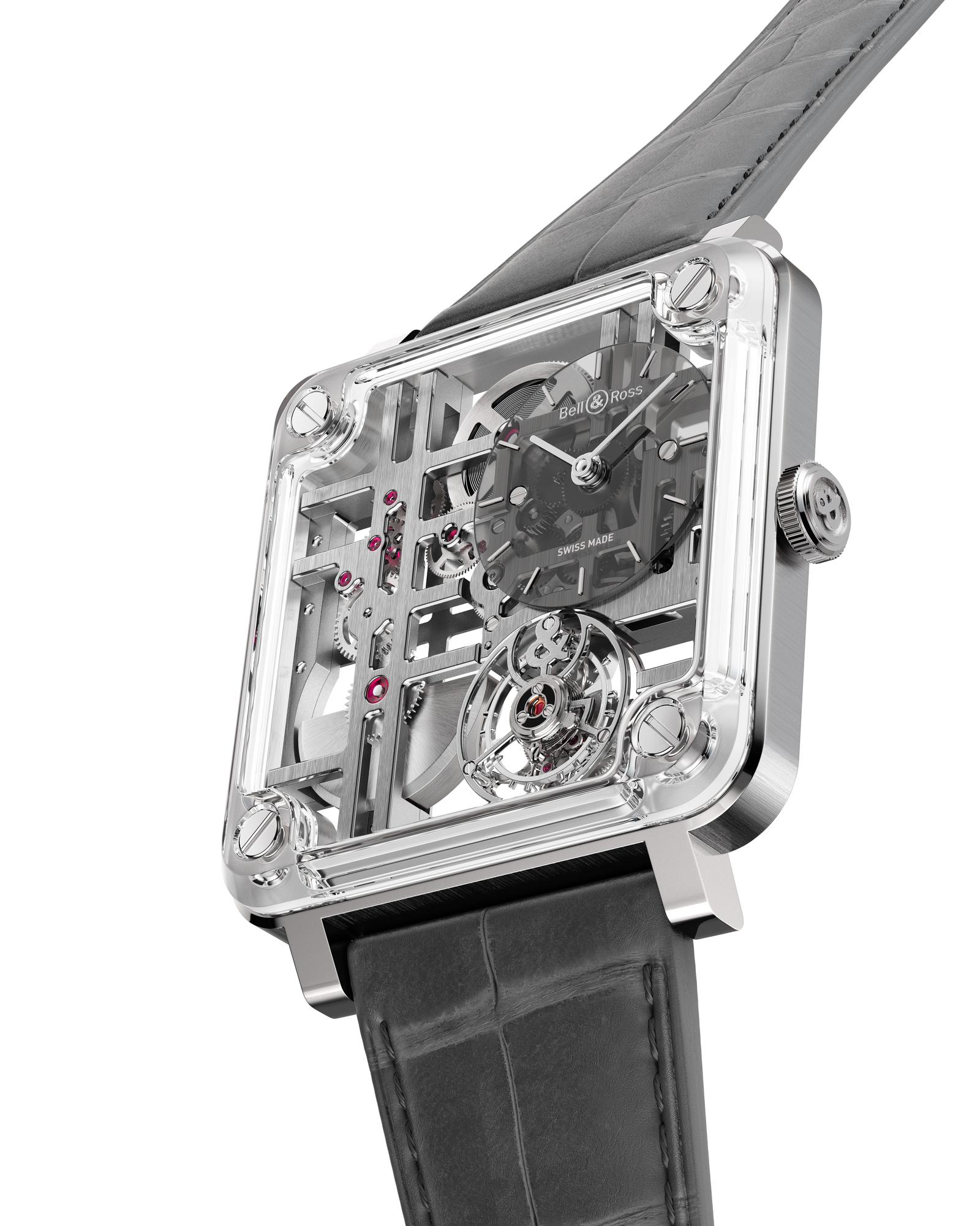 Bell & Ross BR-X3 Tourbillon Micro-Rotor manufacture movement detail