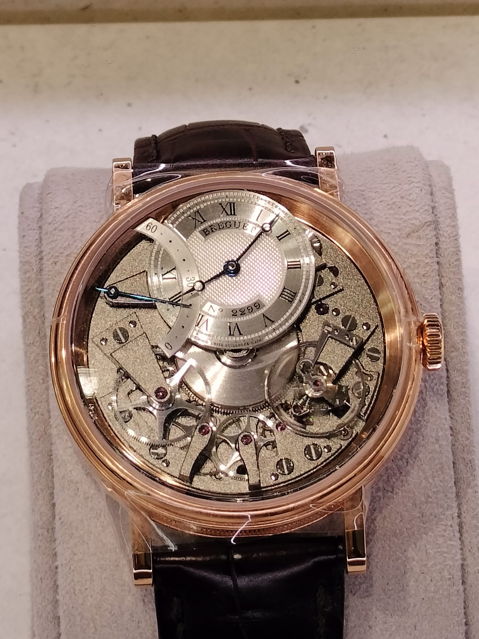Breguet Tradition ref. 7097 revealing its movement architecture